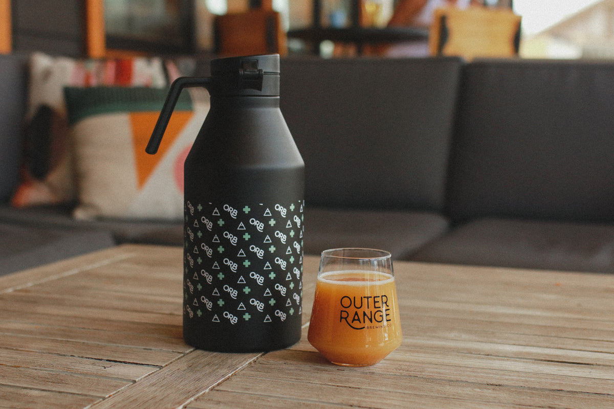 64oz. Miir Insulated Stainless Steel Growler | Outer Range Brewing Co.