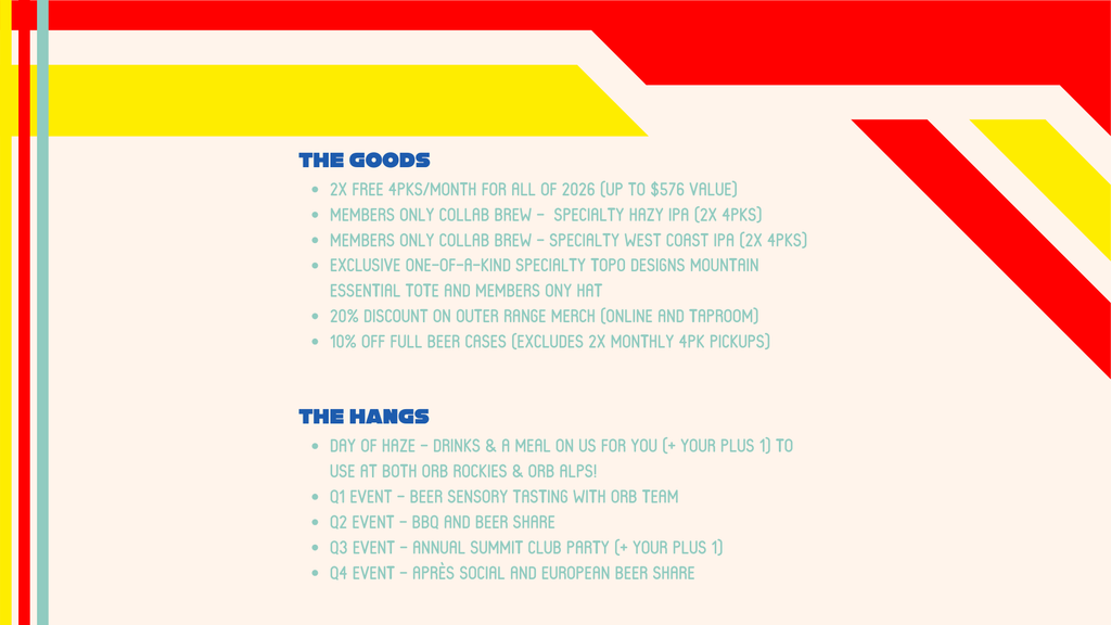 2026 Summit Club Membership