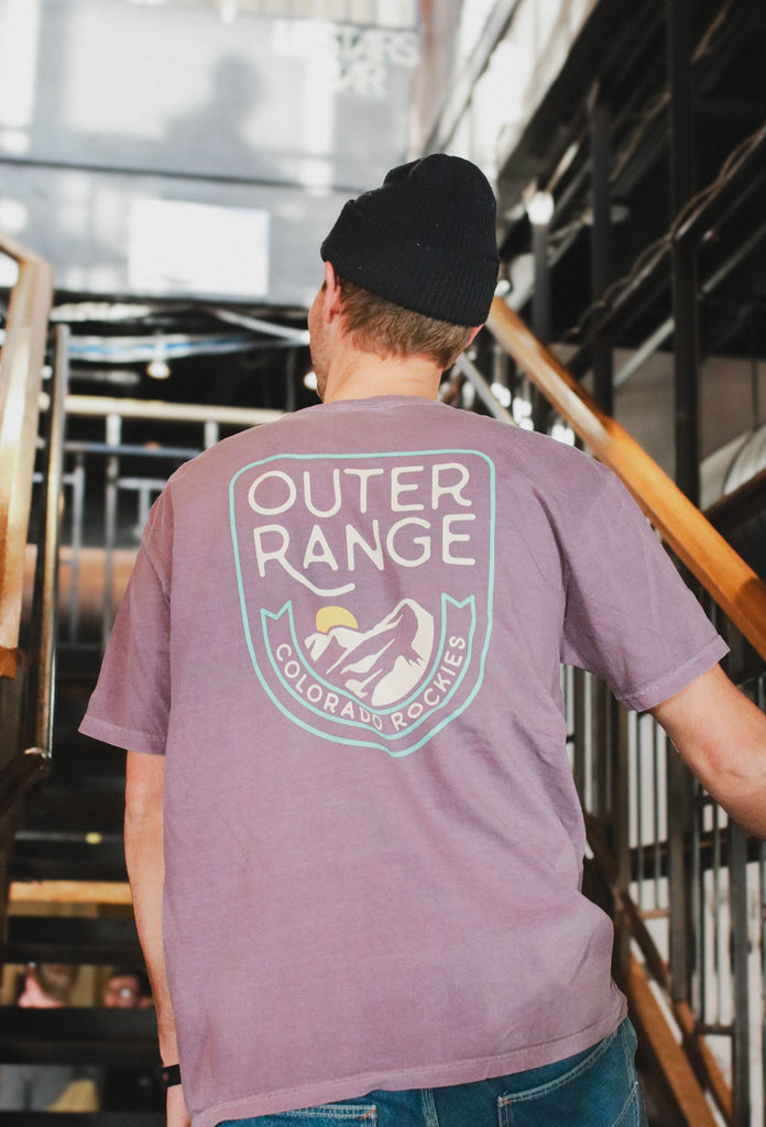 Purple Mtn Badge Tee